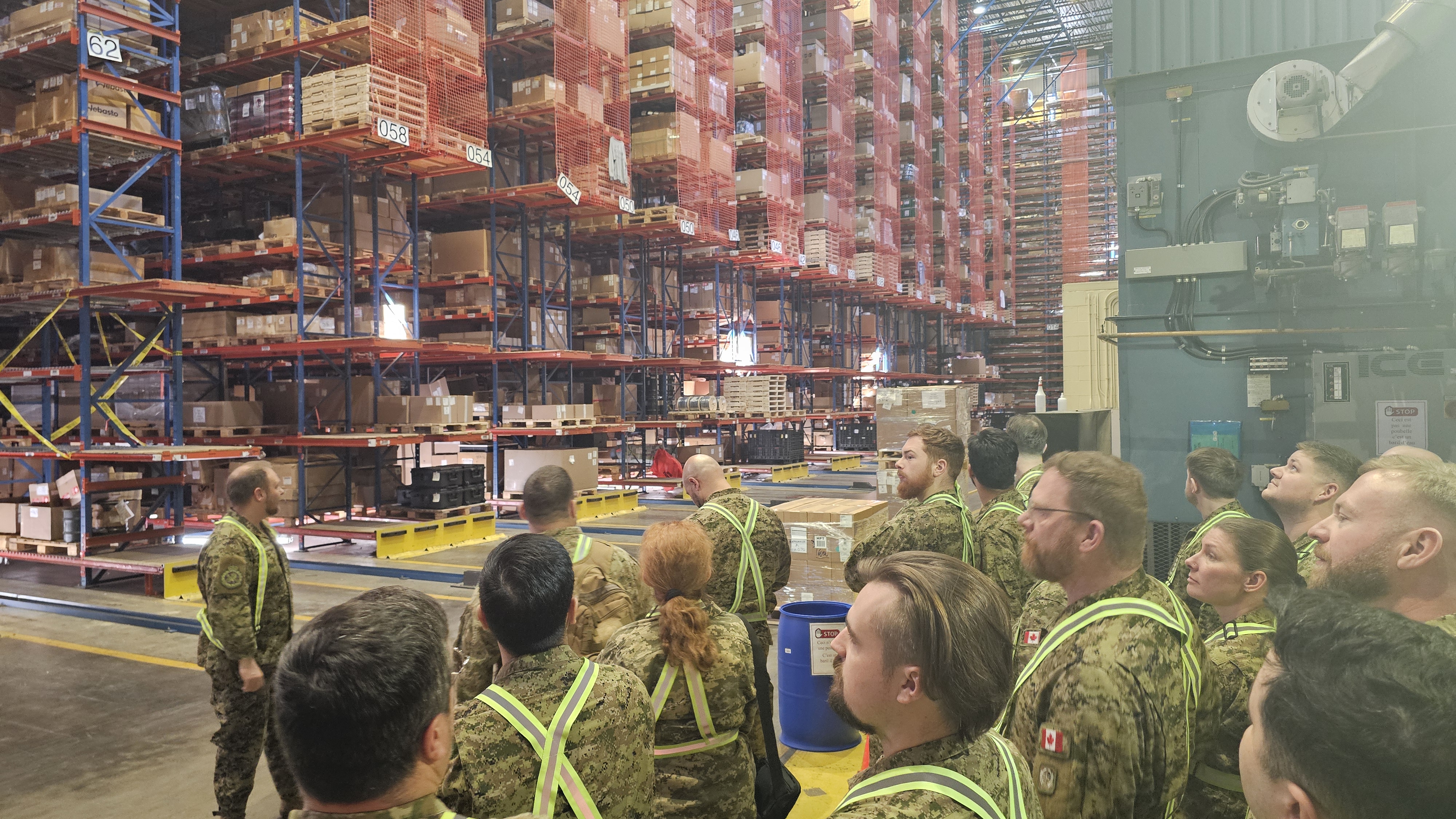 AMS Students view operational stores at CFSD.